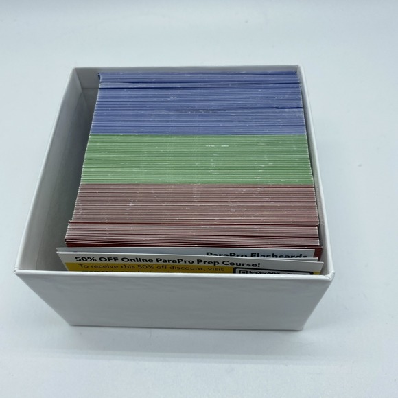 Test Prep Books ParaPro Flash Cards-ParaProfessional-Reading, Writing, Math - Picture 2 of 14